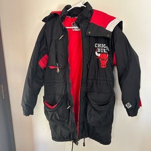 vintage chicago bulls parka